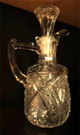Cane Horseshoe Cruet & Stopper