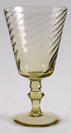 UNK2173 Smoke Green Water Goblet