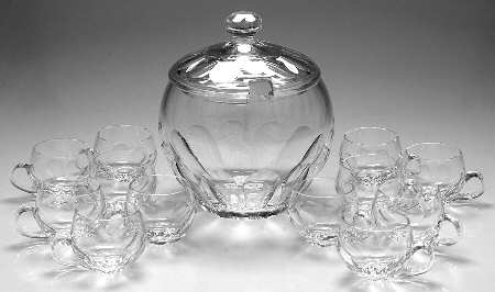 UNK2252 (14 Piece) Punch Set (Punch Bowl & Lid,12 Cups)
