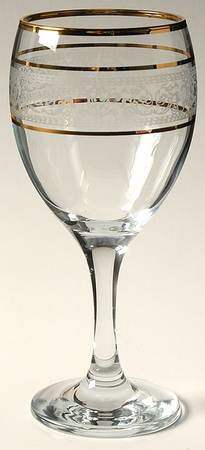Paloma Gold Water Goblet