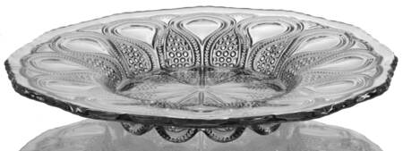 New Jersey Clear 10'' Footed Plate