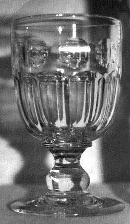 Flute with Bull's Eye Water Goblet