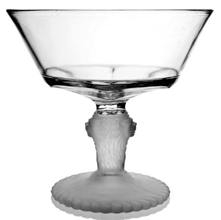 Lion 14" Tall Compote No Lid