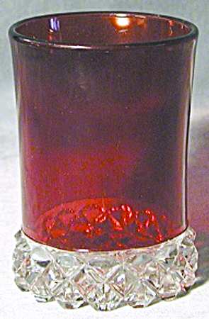 Pavonia Ruby Flash Flat Tumbler