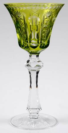 UNK3383 Light Green Water Goblet