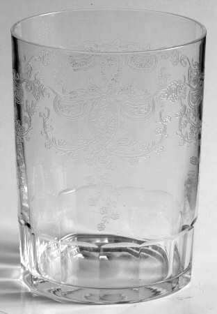 Etch 535-3 (Stem #355) 8 Oz Flat Tumbler