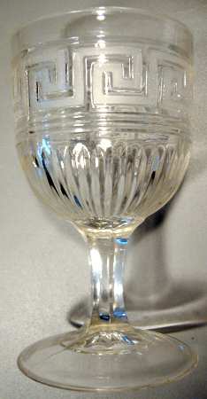 Roman Key Water Goblet