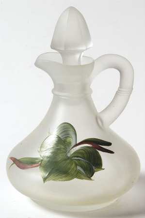 Ivy Frosted Cruet & Stopper