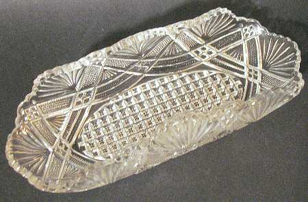 Tepee Clear 9" Oblong Relish