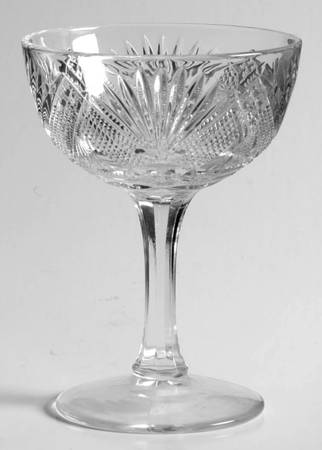 Tepee Clear Champagne/Tall Sherbet