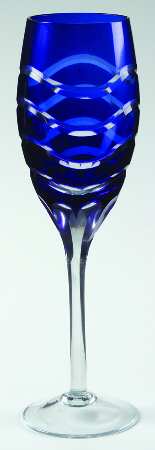 UNK3972 Cobalt Fluted Champagne