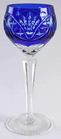 UNK3434 Cobalt Blue Wine Hock