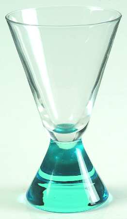 UNK4102 Aqua Wine Glass