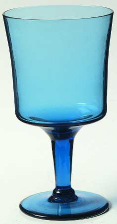 UNK4150 Blue Wine Glass