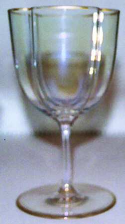 Unk4166 (Gold Trim) Water Goblet