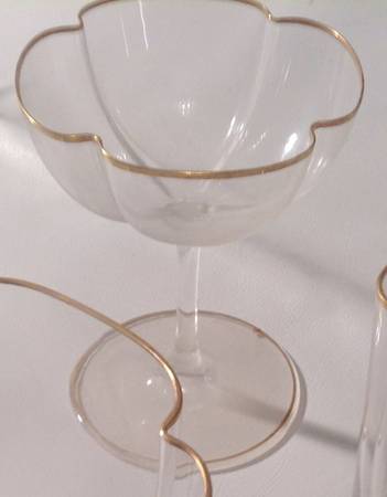 Unk4166 (Gold Trim) Champagne/Tall Sherbet