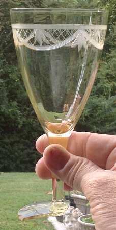 UNK4207 Yellow Water Goblet