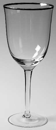 UNK4271 Platinum Water Goblet