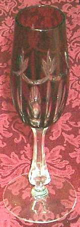 UNK3524 Red Fluted Champagne