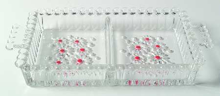 WAZ1 10" Rectangular 2 Part Relish