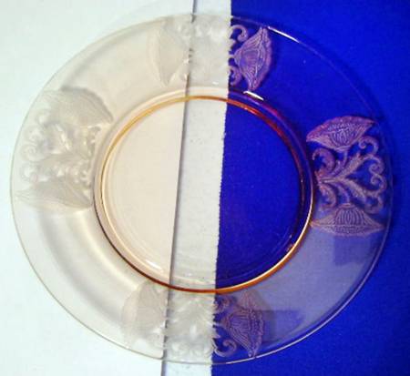 Bellflower pink Salad Plate