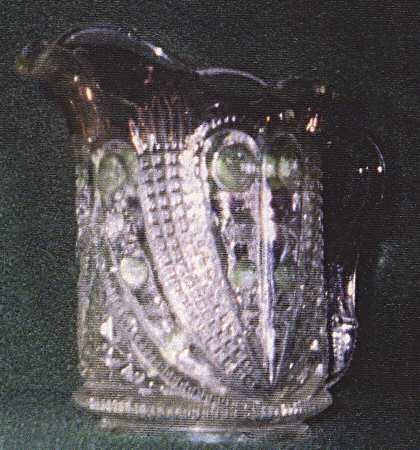 Paisley Green Creamer