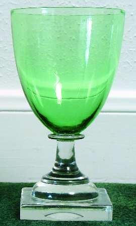 UNK2823 Green Water Goblet