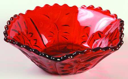 UNK4683 Ruby Small Fruit Dessert Bowl