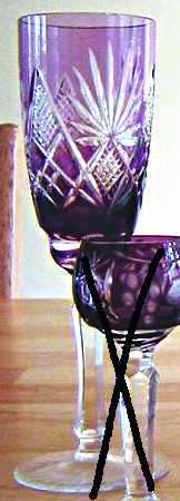 UNK4717 Amethyst Fluted Champagne