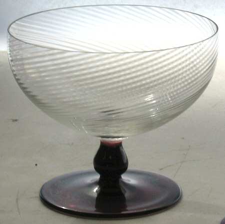 UNK2752 Amethyst Footed Dessert