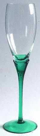 UNK4775 Teal Fluted Champagne