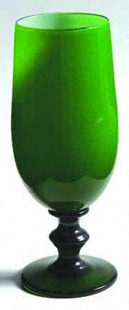 UNK4824 Green White Juice Glass