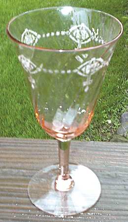 UNK4859 Pink Water Goblet