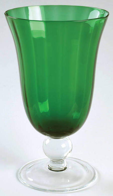 NXC8 Emerald Green Water Goblet