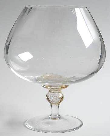 Sienna Crystal (Gold) Brandy Glass