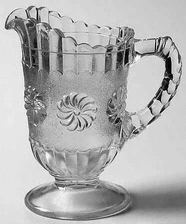 Roman Rosette Clear Creamer