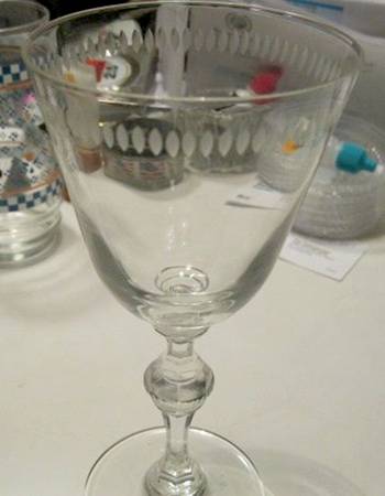 UNK3343 Tall Water Goblet