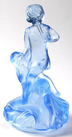 Animals & Figurines (Multicolor) Boy W/Flute & Girl Figurine