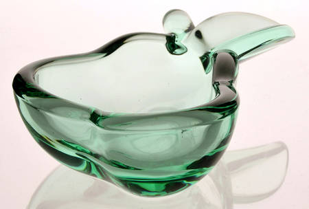 Animals & Figurines (Multicolor) Small Green Pear Bowl