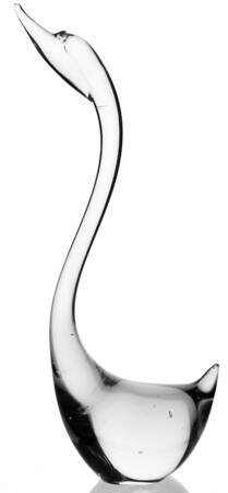 Animals & Figurines (Clear) Clear Swan