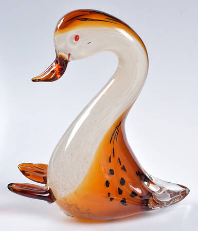 Animals & Figurines (Multicolor) Large Amber Duck