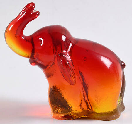 Animals & Figurines (Multicolor) Small Elephant