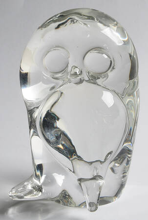 Animals & Figurines (Clear) Clear Owl