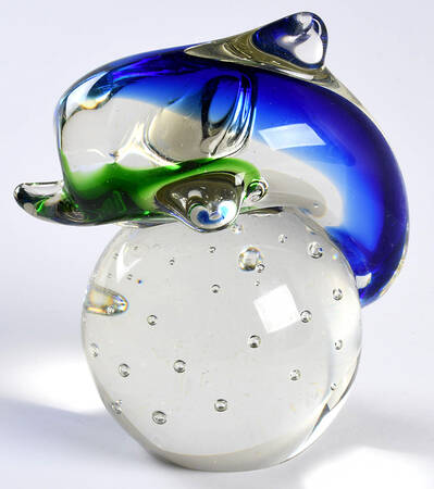 Animals & Figurines (Multicolor) Dolphin Paperweight