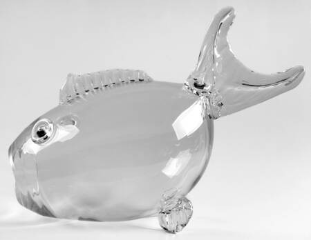 Animals & Figurines (Clear) Fish Vase