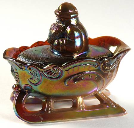 Animals & Figurines (Multicolor) #1872 Santa on Sleigh