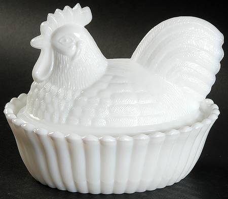 Animals & Figurines (Clear) Hen on Nest