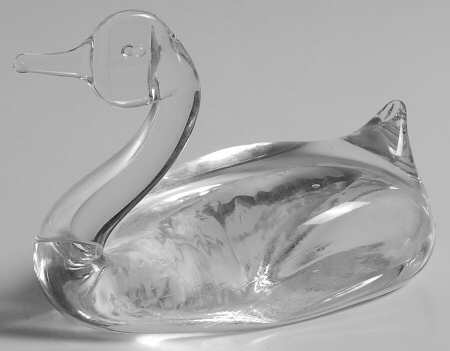 Animals & Figurines (Clear) Large Duck