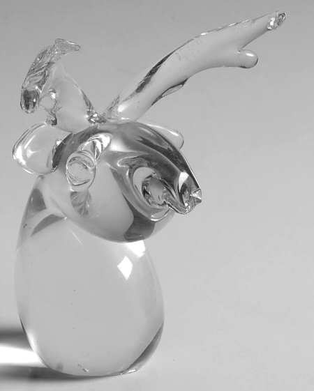 Animals & Figurines (Clear) Clear Moose Head
