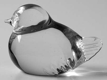 Animals & Figurines (Clear) Clear Small Bird